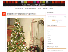 Tablet Screenshot of deeconstructed.com